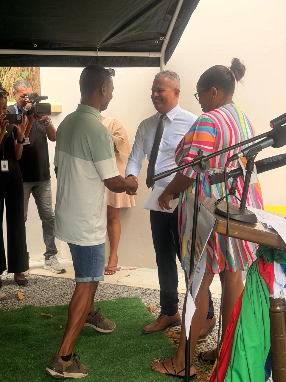 Official opening of the Les Mamelles Affordable Housing Estate 